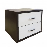 Noptiera Torino Wenge / Brad, 48 x 37 x 37 cm Noptiera Torino Wenge / Brad, 48 x 37 x 37 cm